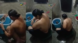 Desi Bhabhi Nude Bath Hiddenly Recorded By Tharki Village Boy