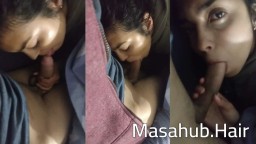 Maharashtrian babe sucks her lover's dick like a bitch