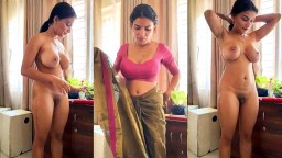 Resmi Nair Nude Saree Strip Sexy Video